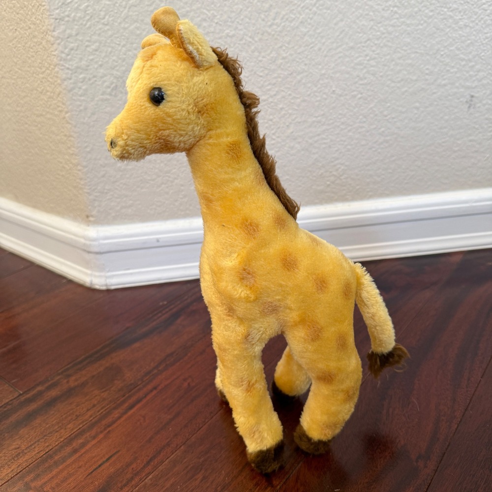Vintage 1974 R Dakin Jiffy Giraffe Plush 13" Stuffed Animal Korea Retro Toy